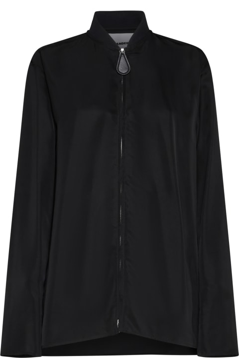 Jil Sander Coats & Jackets for Women Jil Sander Zip-up Viscose Overshirt