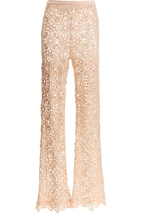 VIP【関税送料無料】希少 FENDI WHITE SILK PANTS Pants Wool White | Fendi