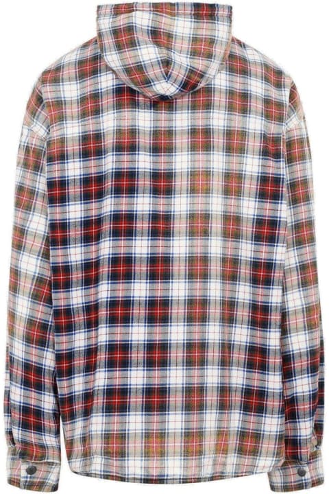 Check Flannel Bleached Shirt