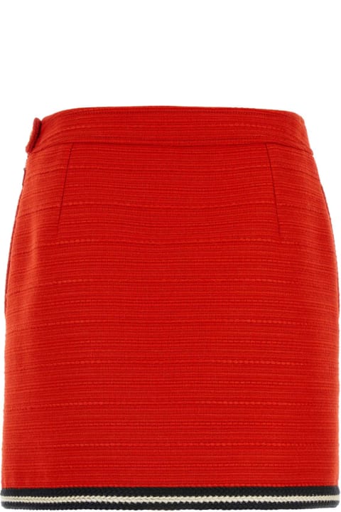 Fashion for Women Gucci Red Tweed Skirt
