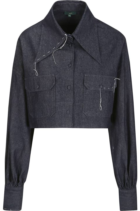 Jejia Coats & Jackets for Women Jejia Crop Jagger Shirt 3