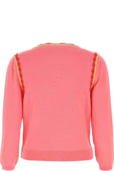 Moschino Fleeces & Tracksuits for Women Moschino Pink Wool Cardigan