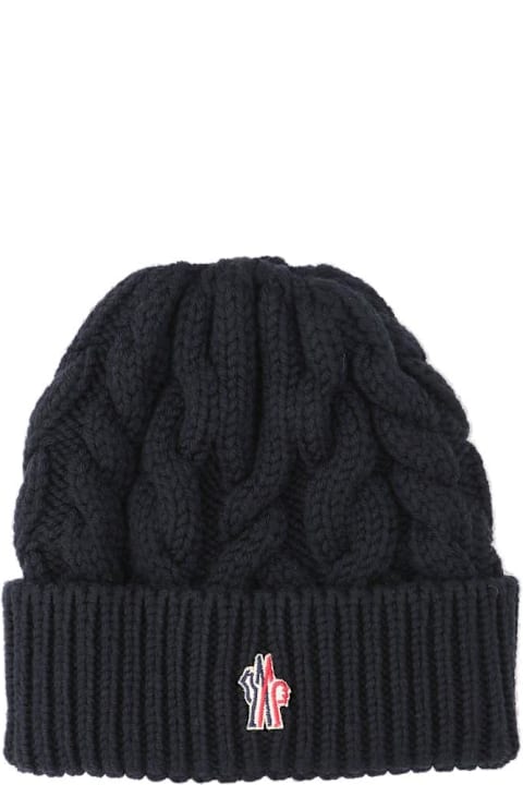 Moncler Grenoble Hats for Men Moncler Grenoble Wool Logo Beanie