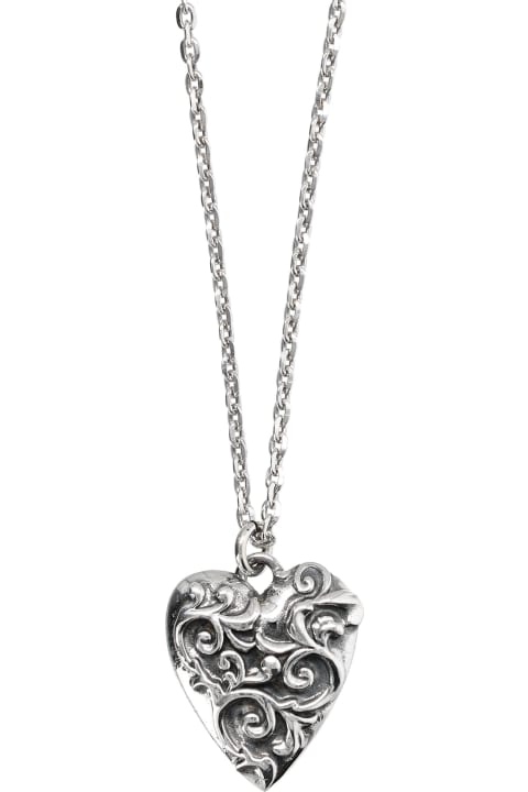 Jewelry for Men Emanuele Bicocchi Large Heart Necklace