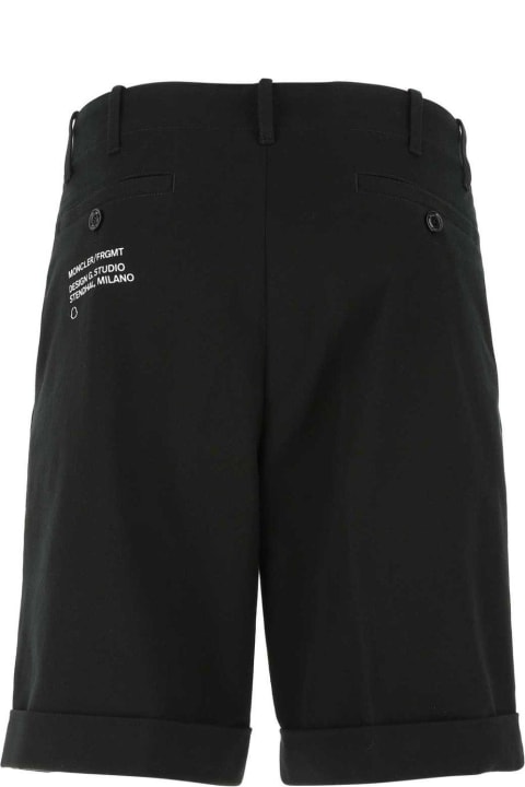 Moncler Genius Pants for Men Moncler Genius Moncler X Fragment Hiroshi Fujiwara Logo Printed Sweat Shorts