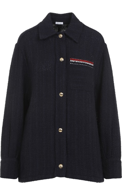 Thom Browne معاطف وجواكت لـ السيدات Thom Browne Shirt Jacket