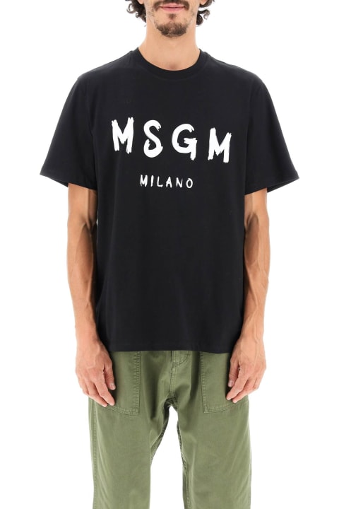 MSGM Topwear for Men MSGM Logo T-shirt