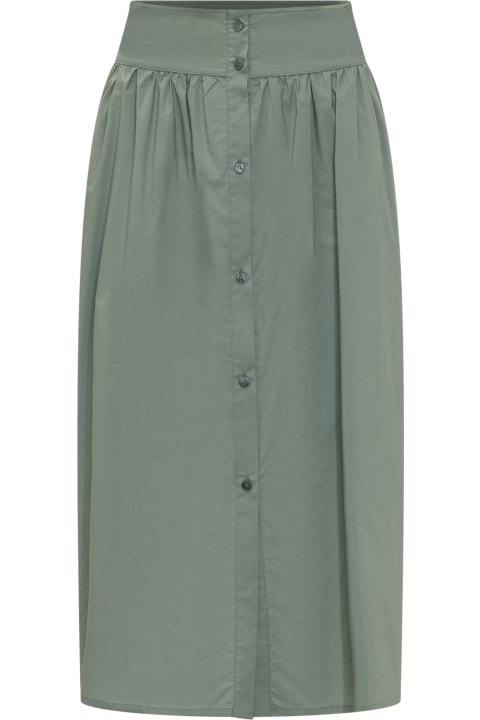 ウィメンズ Woolrichのスカート Woolrich Long Cotton Skirt