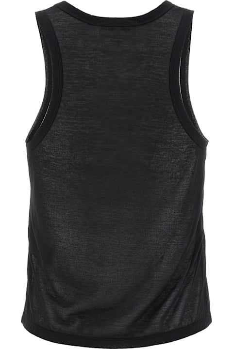Victoria Beckham for Women Victoria Beckham Logo Embroidery Tank Top