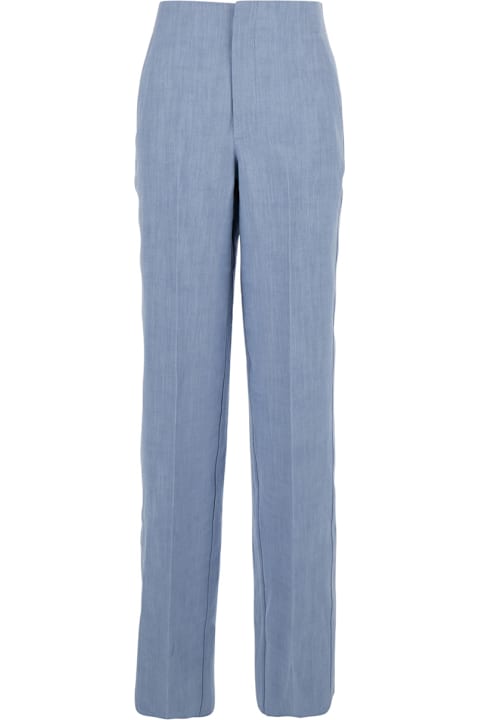 The Seafarer for Men The Seafarer 'colorado' Light Blue Pants With Maxi Pocket Applied On The Back In Fabric Woman