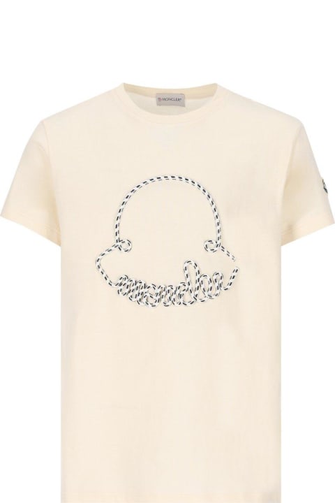 Moncler for Girls Moncler Rope Logo T-shirt