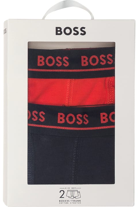 Underwear for Boys Hugo Boss Set 2 Boxer Shorts