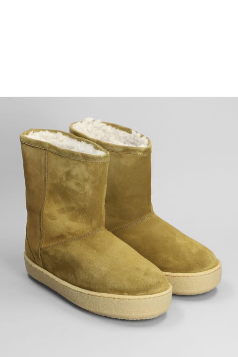 Fashion for Women Isabel Marant Frieze Ankle Boots In Taupe Suede