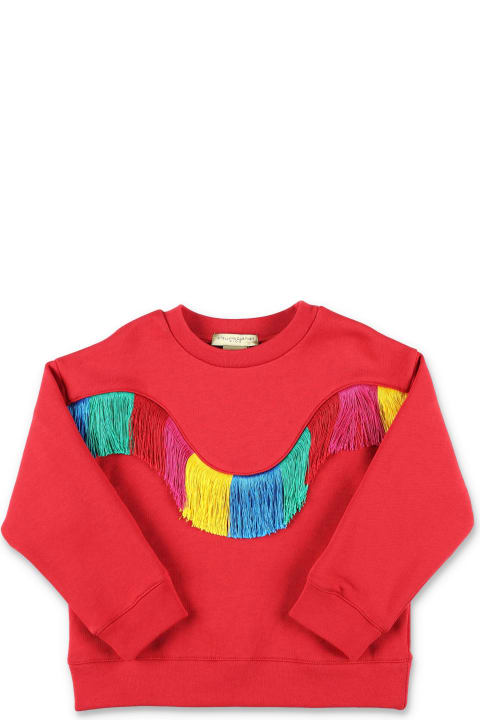 Stella McCartney Kids Sweaters & Sweatshirts for Girls Stella McCartney Kids Rainbow Fringed Sweatshirt