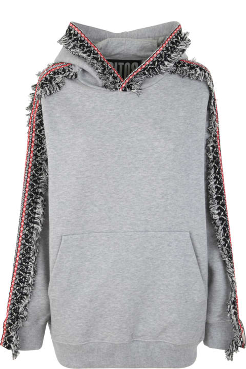 Oversize Hoodie With Fringes