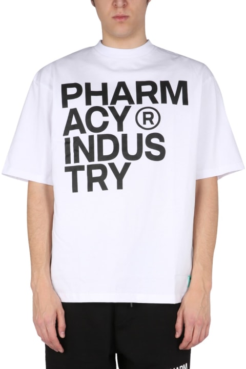 Pharmacy Industry Topwear for Men Pharmacy Industry Logo Print T-shirt