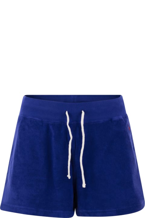 Polo Ralph Lauren Pants & Shorts for Women Polo Ralph Lauren Sponge Shorts With Drawstring