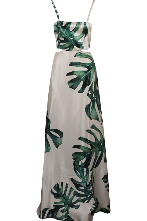 Printed Tropical Dress