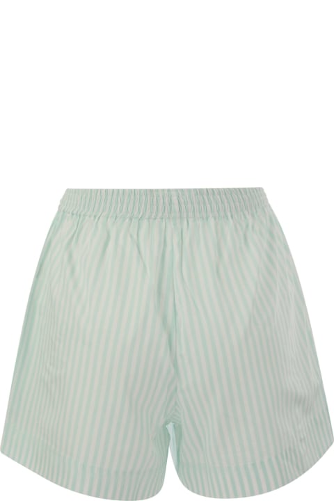 MC2 Saint Barth Clothing for Women MC2 Saint Barth Meave - Striped Cotton Shorts