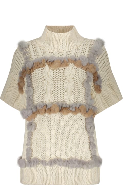 Homeware Lorena Antoniazzi Short-sleeved Turtleneck Sweater