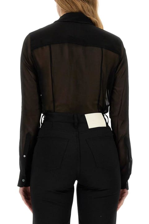 Fashion for Women Ami Alexandre Mattiussi Paris Semi-sheer Long-sleeved Shirt