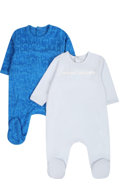 Marc Jacobs Bodysuits & Sets for Baby Boys Marc Jacobs Multicolor Set For Baby Boy With Logo