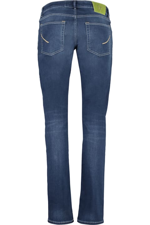 メンズ Hand Pickedのウェア Hand Picked 5-pocket Straight-leg Jeans