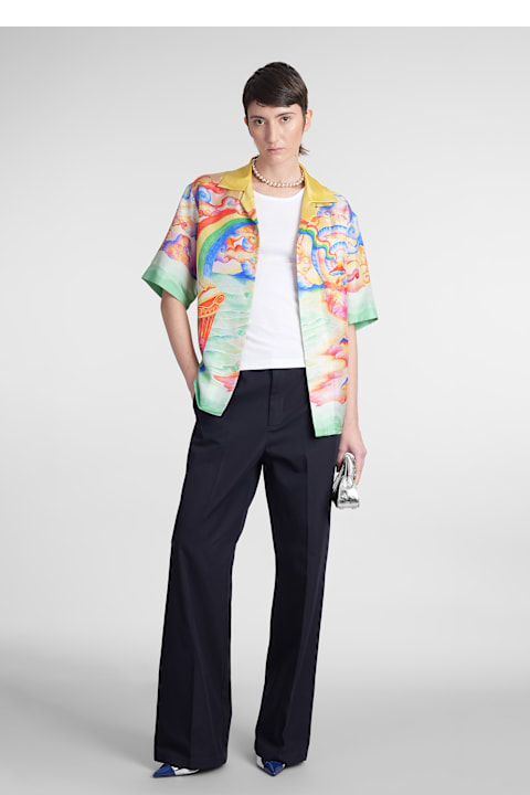 Casablanca Topwear for Women Casablanca Shirt In Multicolor Silk