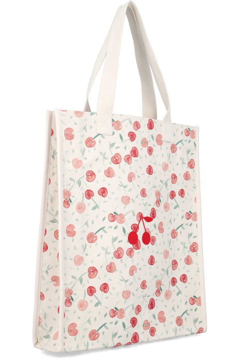 Bonpoint Kids Bonpoint Cherry Pattern Tote Bag
