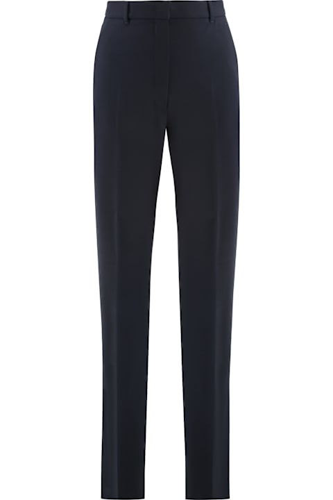 Max Mara Studio سراويل طويلة وقصيرة لـ السيدات Max Mara Studio Quasar Virgin Wool Trousers