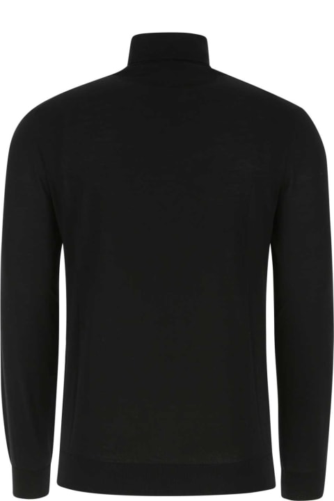 Prada Sweaters for Men Prada Black Wool Sweater