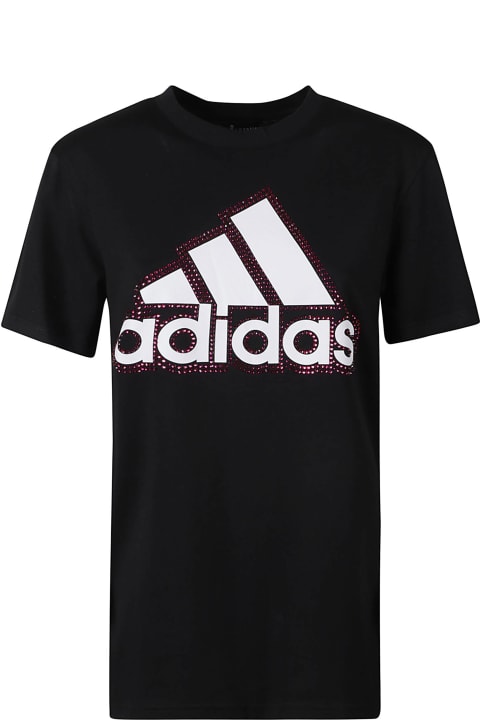 Adidas Topwear for Women Adidas Logo Embellished T-shirt