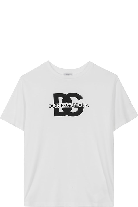 ガールズ Dolce & GabbanaのTシャツ＆ポロシャツ Dolce & Gabbana T Shirt Manica Corta