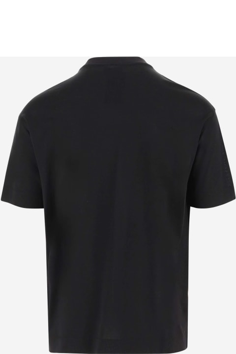 Emporio Armani Topwear for Men Emporio Armani Cotton Blend T-shirt With Orient Print Asv