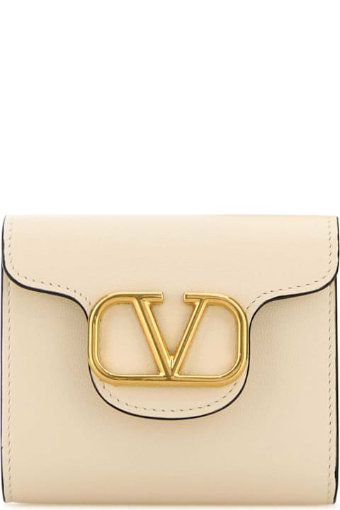Accessories for Women Valentino Garavani Ivory Leather Wallet