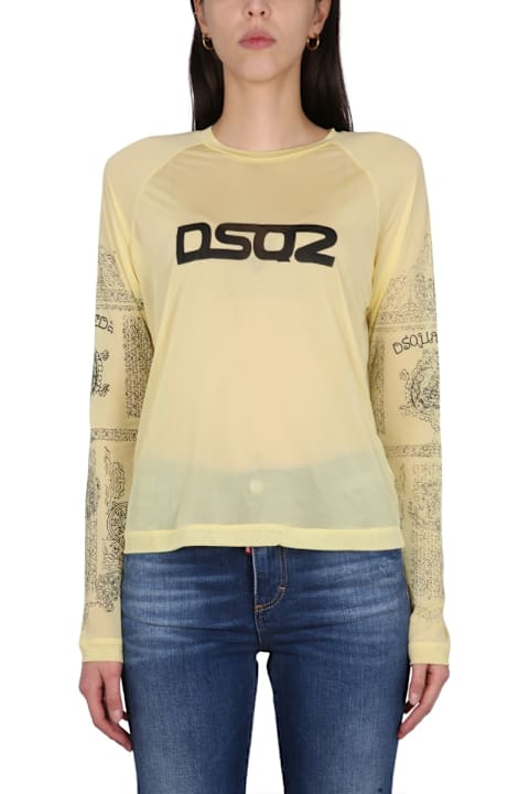 Homeware Dsquared2 Logo Print T-shirt
