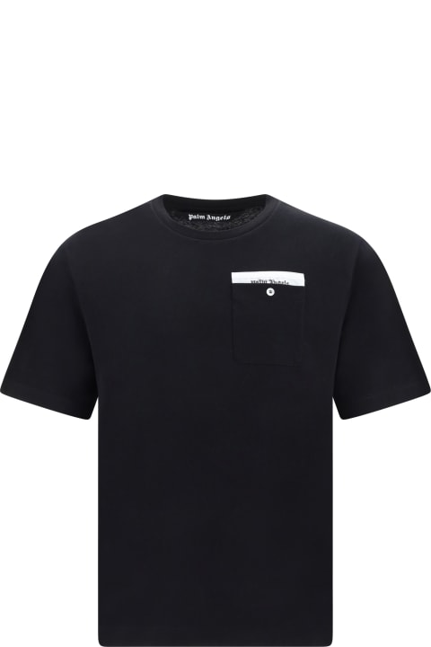 Palm Angels Topwear for Men Palm Angels Sartorial Tape Pocket T-shirt