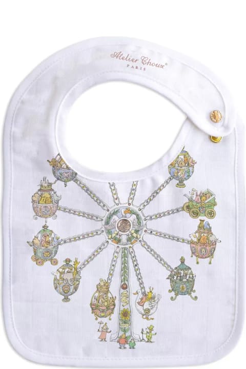 Accessories & Gifts for Baby Girls Atelier Choux Small Bib Ferris Wheel