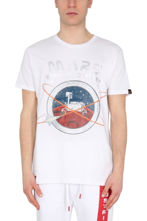 Alpha Industries Men Alpha Industries "mission To Mars" T-shirt