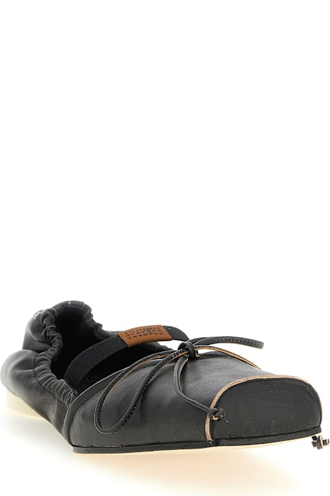 MM6 Maison Margiela Square Toe Ballet Flats
