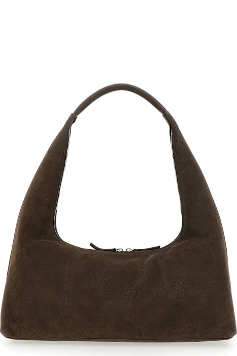 Marge Sherwood Bags for Women Marge Sherwood Btown Shoulder Bag With Logo Lettering On The Front And Fixed Shoulder Strap In Leather Woman