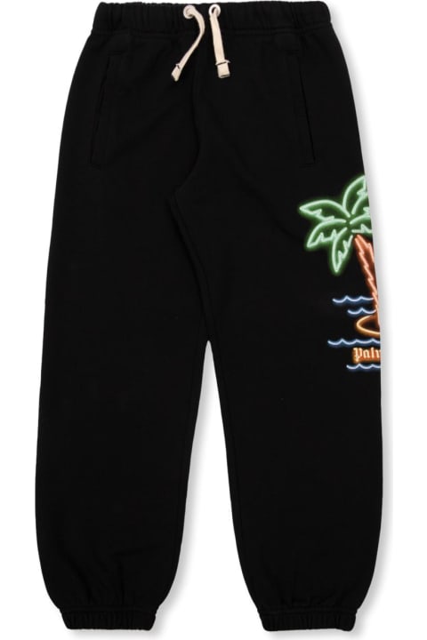 Palm Angels Kids Printed Sweatpants