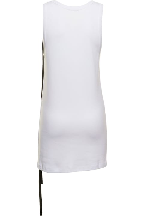 Ann Demeulemeester Topwear for Women Ann Demeulemeester Ann Demeulemeester Woman's Seva White Cotton Tank Top