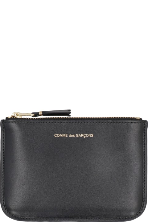 Accessories Sale for Women Comme des Garçons Wallet Leather Flat Pouch