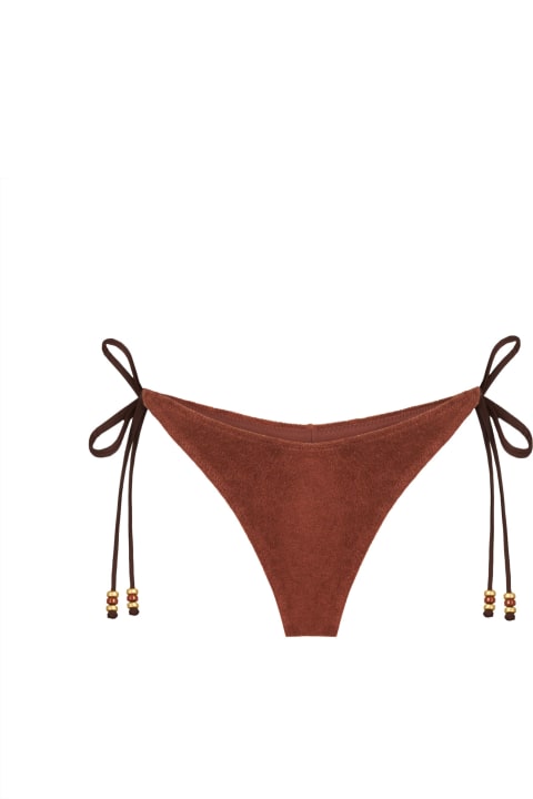 Homeware MC2 Saint Barth Woman Terry Cheeky Swim Briefs