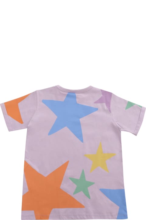 Stella McCartney Kids Stella McCartney Kids Multicolored T-shirt With Stars