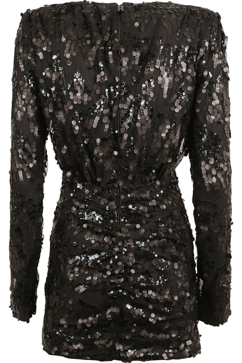 Rotate by Birger Christensen for Women Rotate by Birger Christensen Sequin V-neck Mini Dress