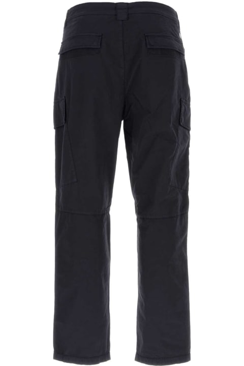 C.P. Company Pants for Men C.P. Company Midnight Blue Stretch Cotton Cargo Pant