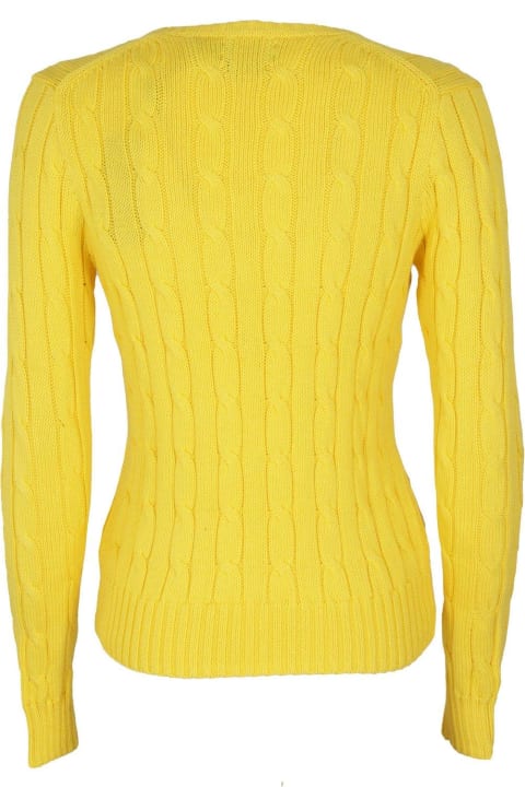 Ralph Lauren Sweaters for Women Ralph Lauren Kimberly Cable-knitted V-neck Jumper