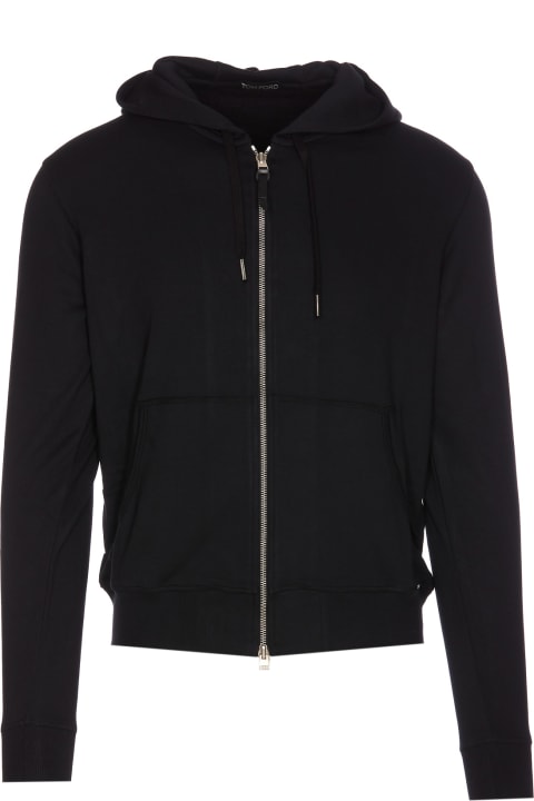 Tom Ford Sweaters for Men Tom Ford Cut&sewn Zip Hoodie